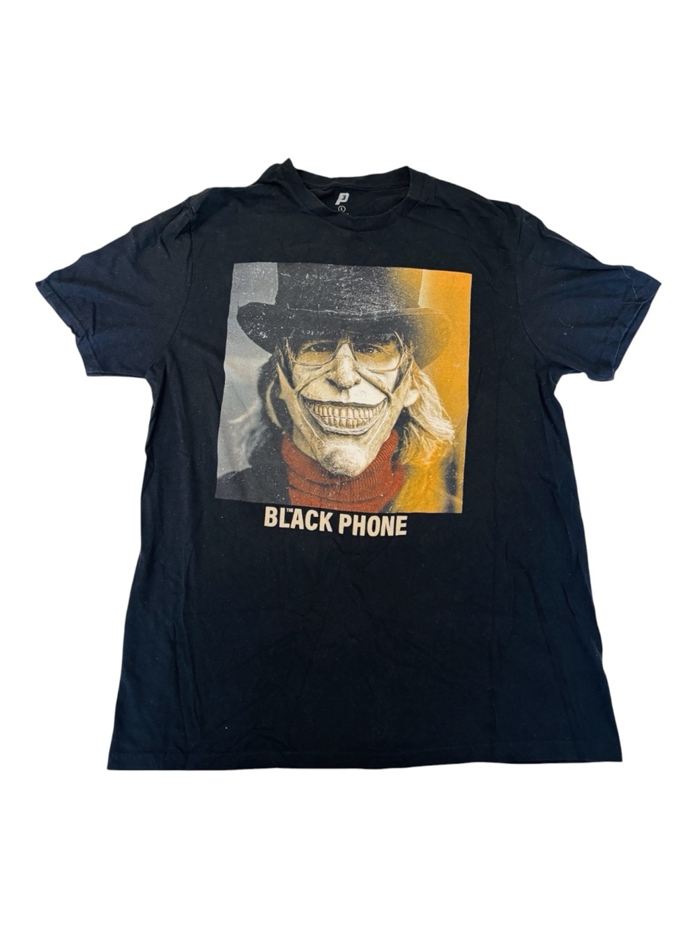 Black Phone The Grabber Horror Movie Promo Shirt Masked Killer Adult Large HTF